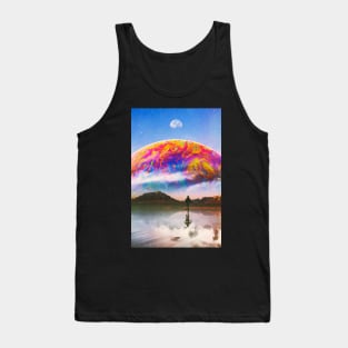 Running To Another Planet Edit Tank Top